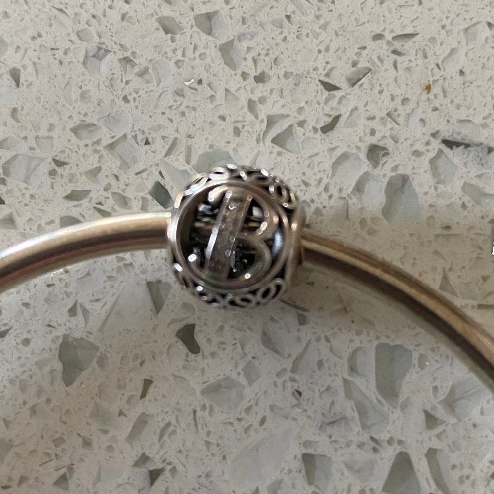 Pandora vintage B initial charm